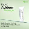 tHermoCEUTICAL DeAC Aciderm Foamgel - Acne Face Wash for Oily & Acne-Prone Skin, Acne Control Exfoliating Cleanser for Excess Oil and Sebum, Natural Breakout Clearing Foam, 3.38 fl.oz