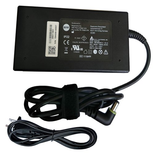 UpBright 12V 6.67A 80W AC/DC Adapter Compatible with Phillips Respironics PR System One REMstar Auto A-Flex DOM 460P REF 560P 567P 60 Series CPAP BiPAP ASV IP22 1091399 1118499 Delta MDS-080AAS12 A