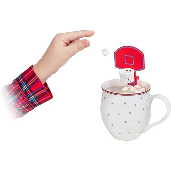 4WELL White Elephant Gifts Exchange for Kids and Adults Funny Mini Basketball Hoop Gag Gifts Christmas Stocking Stuffers for Boys Girls Men Women Him Teens Under 10