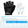 spacepower Workout Gloves, Weight Lifting Gloves for Women&Men, Lightweight Breathable Gym Gloves for Exercise (Medium, Black)