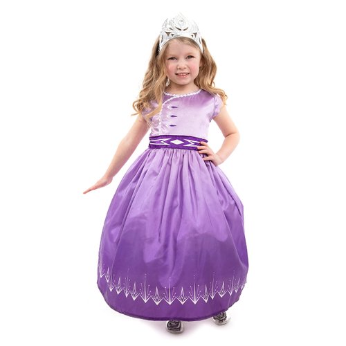 Little Adventures Ice Harvest Princess Dress Up Costume (Medium (Age 3-5)) - Machine Washable Child Pretend Play and Party Dress with No Glitter