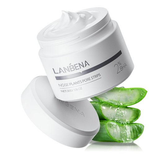 LANBENA Blackhead Remover Mask, nose plant pore strips for Deep Cleansing, Suitable for All Skin Types, Unisex 1.05oz