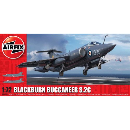 Airfix Blackburn Buccaneer S MK II RN 1:72 Military Aircraft Plastic Model Kit A06021