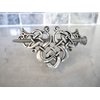 Generic Silver celtic knot metal viking filigree hair slide stick clip barrette