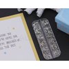Over 2100 Pieces Crystal Clear Flat Back Glass Rhinestones Crystals For Nail Art Kit 6 Sizes (1.4mm - 4.8mm)