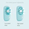 Aluan Handheld Mini Fan Powerful Small Personal Portable Speed Adjustable USB Rechargeable Eyelash Fan for Kids Girls Boys Woman Man Home Office Outdoor Travel