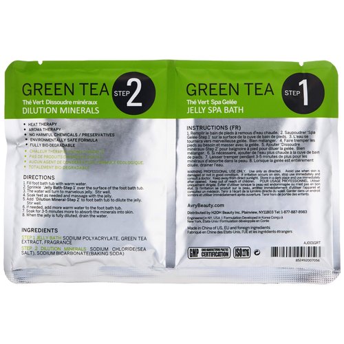 AvryBeauty Gel-Ohh Jelly Spa - Green Tea, 1 ct, 1.76 Ounce (Pack of 2)
