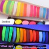 15 Colors Neon Face Paint UV Light Body Paint Glow in The Dark for Halloween Washable Kids Adult Rave Party Cosplay