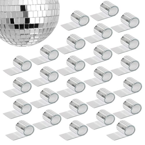 12272 PCS Mirror Mosaic Tiles Small Square Disco Ball Tiles Self Adhesive Mirror Tiles Sticker for DIY Craft Decoration, Disco Ball Mirror Tiles for Party