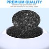 20 Pieces Regular Coarse Replacement Pads for Portable Electric Foot Grinder Foot File Refills Vacuum Adsorption Electric Callus Remover Hard Skin Grind Head for Cracked Heels Dead Skin (Black, Gray)