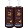 True+Real Therapeutic Plus Tar Gel Anti-Dandruff Shampoo Extra Strength 1% Coal Tar, 6 Fluid Ounce 2 Pack