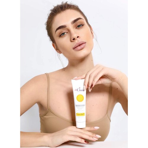Dr.Clinic Egg White Pore Refining Peel Off Mask with Drilled Egg Yolk, Vegan Hyaluronic Acid | Revitalizing, Moisturizing | Deep Facial Cleansing Treatment | Reduces Fine Lines & Acne Scars 100 ml.