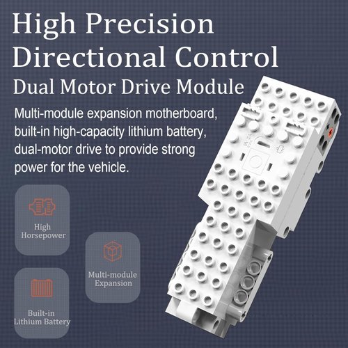 LeeQYAN STEM Projects for Kids,Remote & APP Controlled 5-in-1 RC Robot/Tracked Car/Tank for Boys Girls Age 6+