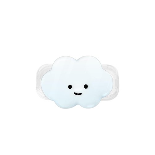 Rwotlls Phone Grip Stand Holder, Cute 2D Cloud Shape,Multi Functional Collapsible (Blue)