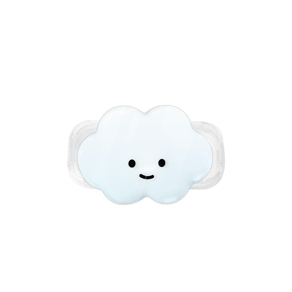 Rwotlls Phone Grip Stand Holder, Cute 2D Cloud Shape,Multi Functional Collapsible (Blue)