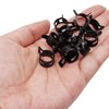 SWZHAI 50 Pcs 1/2 ID Spring Hose Clamp, 12mm Spring Band Hose Clamp Fuel Line Clamp Black Water Pipe Tubing Spring Clips for Tubing Fuel Hose Water Pipe, Fit 12.5-13mm OD