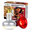 REPTI ZOO 2 Pack 100W Reptile Heat Lamp Bulbs,Upgraded Reptile Day and Night Basking Spot Bulb Combo Amphibian Infrared Heat Lamp Bulb/UVA Basking Spot Daylight Heating Light Bulb