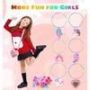 DIZRNOI Jewelry Making Kit for Girls Unicorn Mermaid Charm Necklace Making Supplies Beads Set Birthday DIY Arts and Crafts for Girls