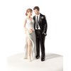 Personalized Funny Sexy Tender Touch Bride and Groom Weddding Cake Topper: Custom Hair Color Available