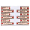 Angzhili 84 Pcs Dental Complete Acrylic Resin Denture False Teeth 3 Sets Synthetic Polymer Resin Denture Teeth 23 Shade A2 Upper + Lower Dental Materials