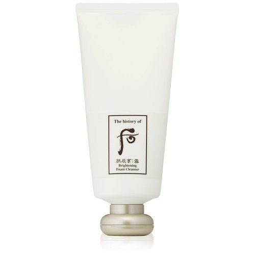 The History of Whoo Gongjinhyang Seol Radiant Brightening Cleansing Foam | Perfectly Removes Skin Residues with Rich & Fine Bubble Foams, 180ml