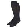 TOUCH Compression Socks for Women, 15-20 mmHg, Herringbone, Cotton, 1 Pair, Charcoal, Small