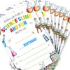 Science Birthday Invitations with Envelopes Set of 20 Science Lab Party Invites Fill in Blank