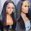 NVL Lace Front Wigs Human Hair Pre Plucked with Baby Hair 200 Density 13x4 HD Transparent Straight Lace Front Wigs for Women Human Hair Glueless (22 Inch, Natural Color)