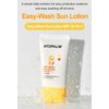 Easy-Wash Sun Lotion SPF32 PA+++ 60ml 2.0 fl oz, Non-Sticky Moisturizing Sun Lotion Easy To Wash Off, MLE Korean Mineral Sunscreen