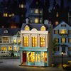 Roroom DIY Miniature and Furniture Dollhouse Kit,Mini 3D Wooden Doll House Craft Model with LED,Creative Room Idea for Valentine's Day Birthday Gift Shop-D065