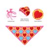 HAIMEIKANG Crochet Bandanas for Women - 2 PCs Heart Hair Bandana Headbands for Women Fashion Hair Scarf Kerchief Head Wraps