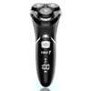 Men's Electric Shaver - MAX-T Corded and Cordless Rechargeable 3D Rotary Shaver Razor for Men with Pop-up Sideburn Trimmer Wet and Dry with Wall Adapter 100-240V
