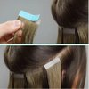 MsFan 60 Pieces Hair Extension Tape Tabs Double Sided Replacement Tape Adhesive Hair Extension Tapes for Hair Extensions Wigs Supplies 5 Sheets