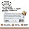 Shea Butter Clean Bar Soap by South of France Clean Body Care | Triple-Milled French Soap with Organic Shea Butter + Essential Oils | Vegan, Non-GMO Body Soap | 6 oz Bar ? 4 Pack