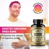 HERBALICIOUS Quinine Capsules - Cinchona Officinalis Bark Herbal Supplement for Muscle, Cramp Defense and Overall Digestive Health - All-Natural Quinine Sulfate Pills, 500mg per Capsule, 100 Tablets