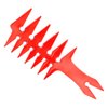 Wide Tooth Comb, Double Sided Comb 7.9 x 3.1 x 0.2 in Wide Tooth Detangling Comb Men Styling Comb Barber Accessories for Hair Styling Salon Home Use (Red)