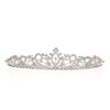 Flower Branch Rhinestone Crystal Beads Bridal Tiara Crown T930