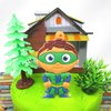 Super Why Birthday Cake Topper with Whyatt and Friends and Decorative Themed Accessories (Unique Design)