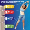 Premium Elastic Bandage Wrap - 4pk (2x4", 2x6") – Self-Closing - Strong Compression Bandage Wrap - Waist, Thigh, Elbow, Knee Wrap