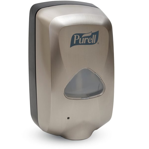 PURELL TFX Touch-Free Hand Sanitizer Dispenser, Nickel, for 1200 mL PURELL TFX Hand Sanitizer Refills (Pack of 1) – 2780-12