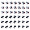 UUYYEO 100 Pcs Mini Plastic Flies Realistic Flies Fake Insects Prank Bug Trick Joke Props April Fools Day Props Halloween Party Favors