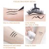 ICORIC Liquid Eyeliner Pen Waterproof, Magic Self-adhesive Long-Lasting Eyelash Glue Pen, Non Magnetic, No Blooming Quick Drying Magnetic Eye Liner (Gold Black 1Pcs)