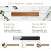 Premium 10 inch Magnetic Knife Holder for Wall with Double Storage & Charming Wood - Knife Magnetic Strip, Knife Magnet, Magnet Knife Holder Strip, Magnetic Knife Strip Knife Rack Kitchen Knife Holder