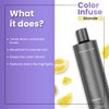 MOEHAIR Color Infuse Blonde – 12 Fl. Oz | Purple Toner for Blonde Hair | Neutralizes Brassiness and Unwanted Yellow Tones | Salon-Grade Hair Toner for Brassy Hair | Brass Off | Sulfate & Paraben-Free