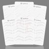 4pcs Double Sided White Silicone Nano Hair Stroke Practice Skin Permanent Makeup Microblading Practice Pad Sheets for Eyebrow Training (4pcs)