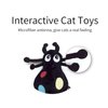 ipawspace Soft Plush Cat Toys for Indoor Cats Kitten Sound Box Inside Kitten Soft Interactive Plush Toys Bee Ladybug Spider Realistic Sound of Insects 3 Pack