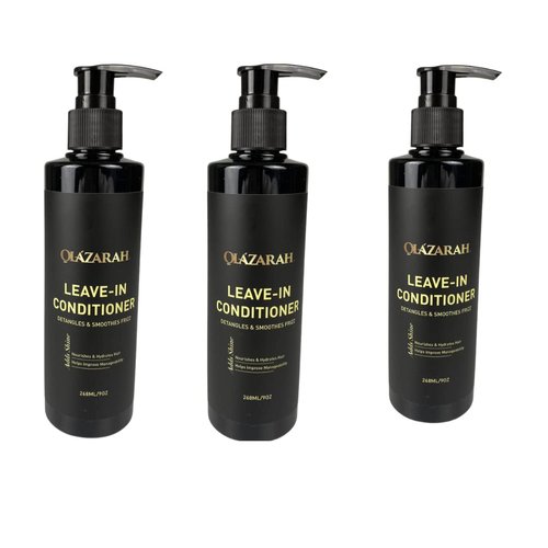 Peppermint Mint & Tea Tree Oil Leave-In Conditioner, Creamy w/Vit. E | Defines Curls, Anti Frizz, Adds Moisture & Shine, 3 in pk, 9 oz
