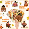 24 Sheets Thanksgiving Turkey Stickers Happy Thanksgiving Party Games Stickers for Kids Make-a-face Turkey Stickers for Thanksgiving Games Activities Craft Art DIY Fall Autumn Party Favors Supplies