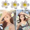 URTERYSER 10-Pack Hawaiian Flower Hair Clip Plumeria Foam Hair Accessories For Women Girls Wedding Party Decorations Hawaiian