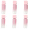 FZBNSRKO 6Pcs Gradient Pink Lip Gloss Tube Vial Empty Refillable Lipstick,Lip Gloss DIY Makeup Lipstick Tube Feminine Products,8ml